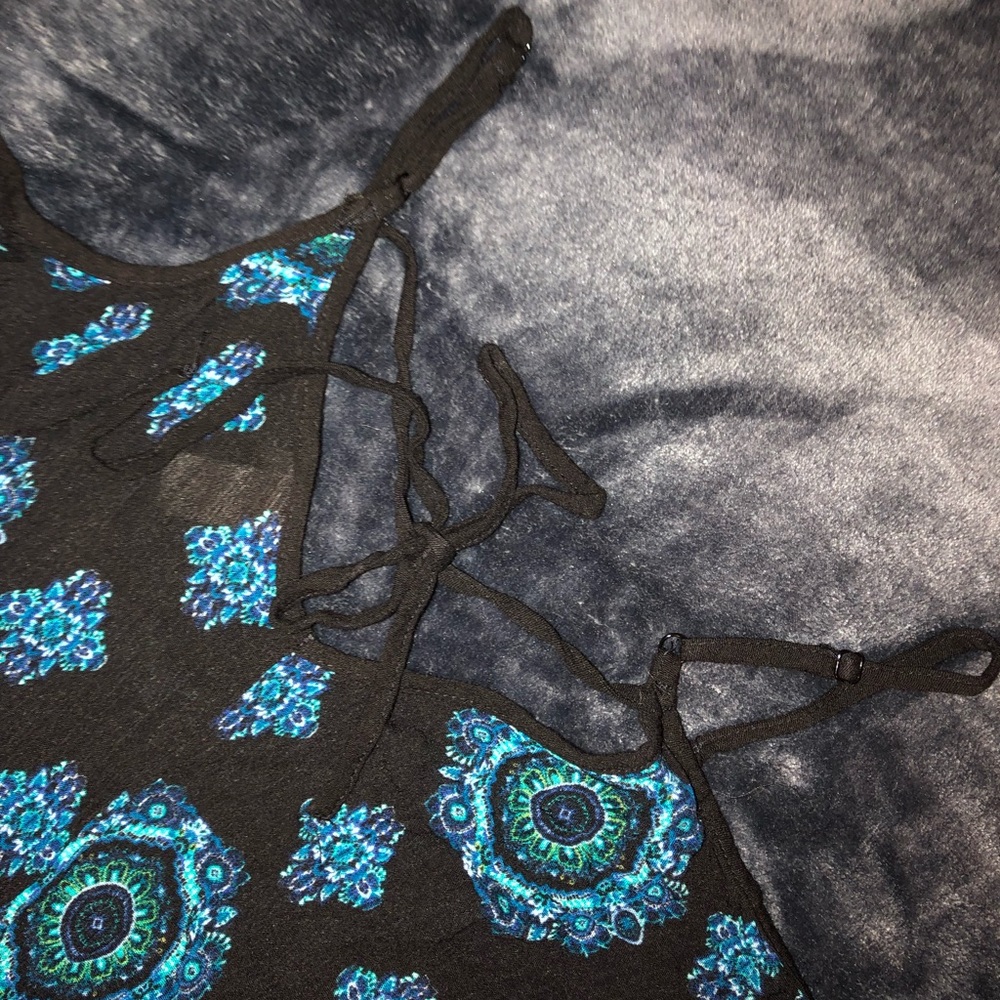 ❗️FINAL PRICE❗️Boho Beautiful Blue Romper - Picture 5 of 5